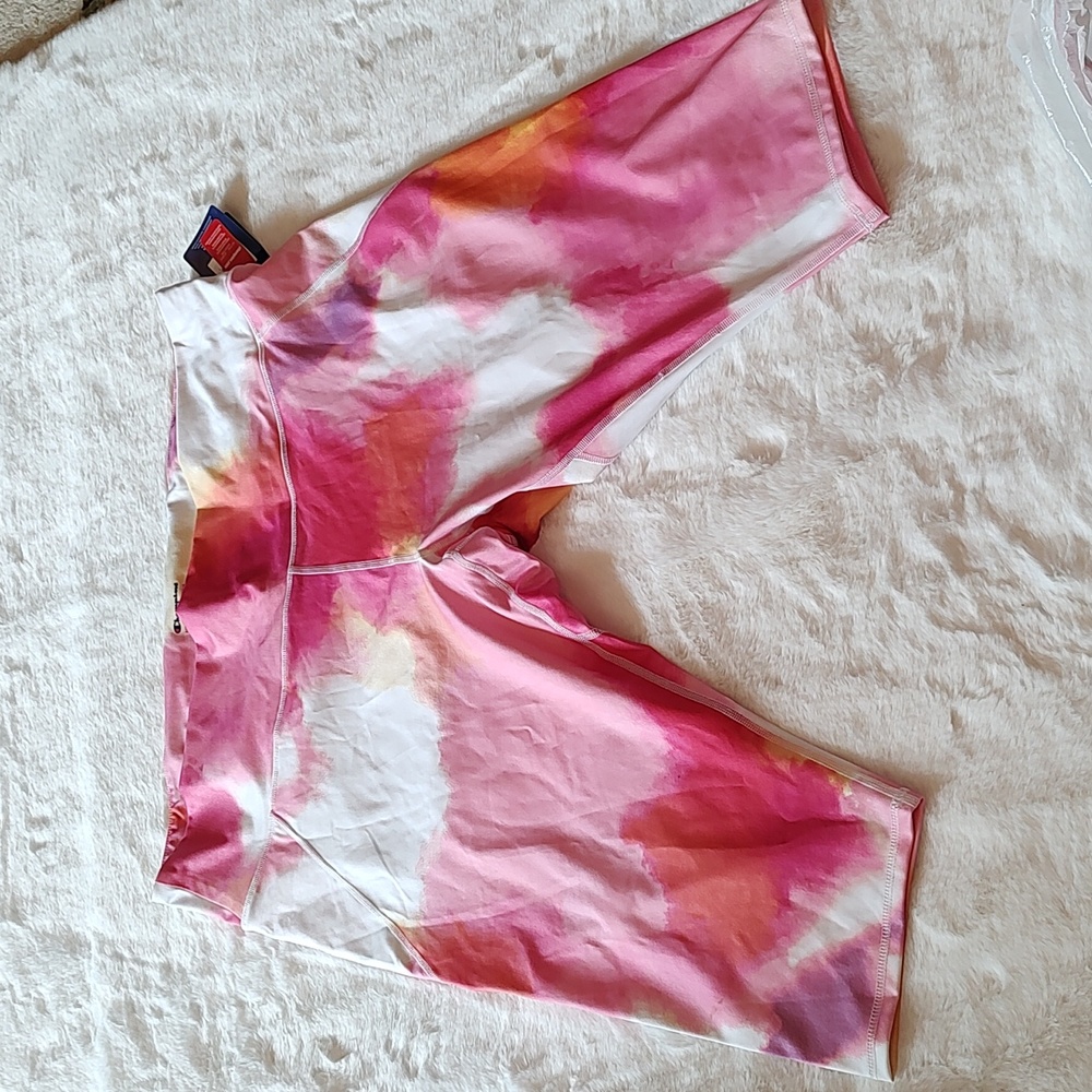 New Champion active multi-color pink Capri leggings, 4x